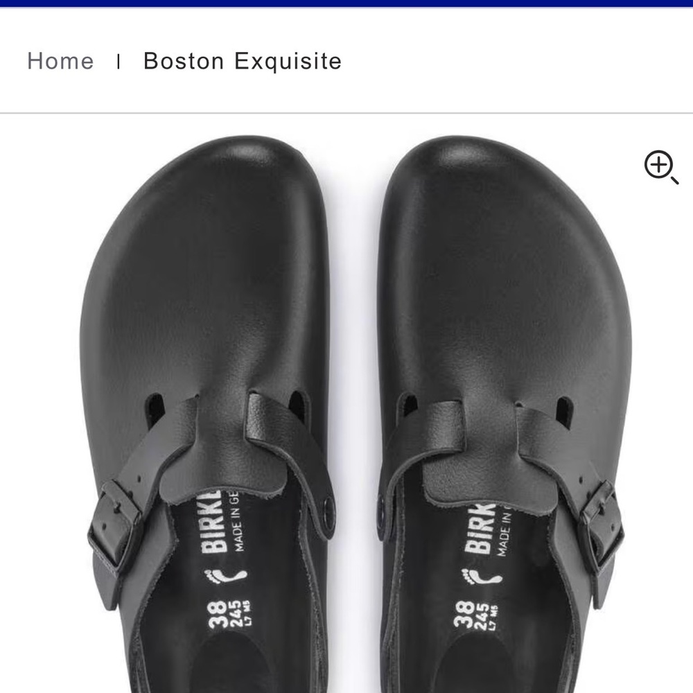 Birkenstock Boston Exquisite Black Men's Shoes